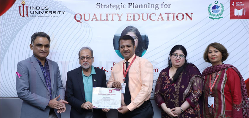 Seminar on Strategic Planning for Quality Education by Indus University