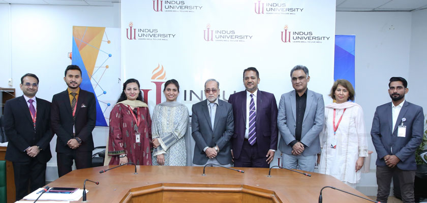 QEC, IBA Karachi visiting Indus University as External Reviewer for self-Institutional Performance Evaluation (IPE)
